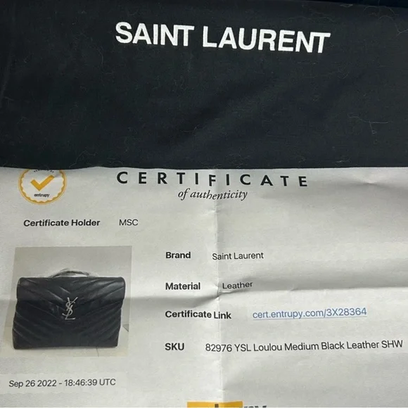 NEW Yves Saint Laurent Medium Lou Lou Bag - Picture 4 of 16